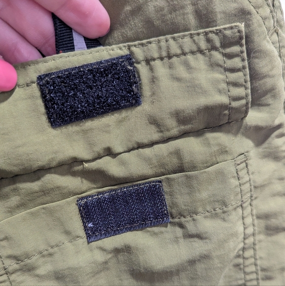 Eddie Bauer Mens Shorts Hybrid Green Nylon Swim Trunks Mesh Lined Drawstring XL - Picture 5 of 10